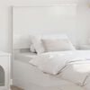 vidaXL Headboard with Headboard Gloss White 100 cm Engineered Wood