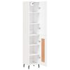 vidaXL Highboard White 34.5x34x180 cm Engineered Wood