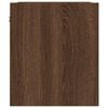 vidaXL Wall-mounted Bedside Cabinets 2 pcs Brown Oak 38x34x40 cm