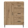 vidaXL Sideboard with Drawer Artisan Oak 69.5 x 34 x 90 cm
