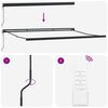 vidaXL Awning Frame Anthracite 400 x 300 cm Aluminium