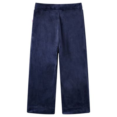 Kids' Pants Velvet Dark Blue 92