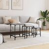 vidaXL Nesting Coffee Tables 3 pcs Grey Sonoma Engineered Wood