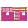 vidaXL Bunk Bed without Mattress Pink 80x200 cm Solid Wood Pine