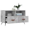 vidaXL TV Cabinet Concrete Grey 80x36x50 cm Engineered Wood