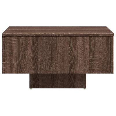 vidaXL Coffee Table Brown Oak 60x60x31.5 cm Engineered Wood