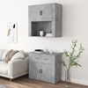 vidaXL Highboard Concrete Grey Engineered Wood