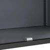 vidaXL Kitchen Storage with Shelf Anthracite 60 x 50 x 92 cm Steel