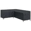 vidaXL Furniture Cover Black 250 x 180 x 80 cm 420D Oxford Fabric