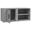 vidaXL TV Cabinet Grey Sonoma 80x31,5x36 cm Engineered Wood