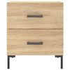 vidaXL Bedside Cabinets 2 pcs Sonoma Oak 40x35x47.5 cm Engineered Wood