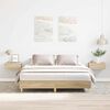 vidaXL Bed Frame No Mattress Sonoma Oak 150x200 cm King Size Engineered Wood