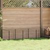 vidaXL Dog Kennel Black 3 m&sup2; Steel