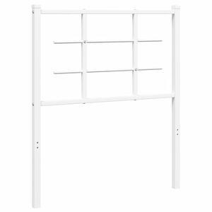 vidaXL Metal Replace Headboard White 75 cm