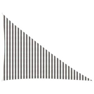 vidaXL Sunshade Sail Light Grey and White 3 x 4 x 5 m HDPE
