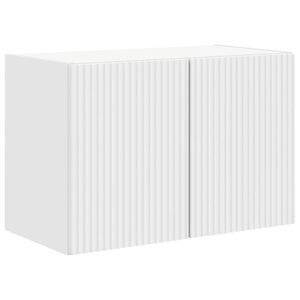 vidaXL TV Wall Cabinet White 59.5 x 31 x 40 cm Engineered Wood