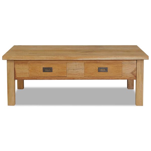 vidaXL Coffee Table Solid Teak 100x60x35 cm