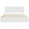 vidaXL Bed Frame with Drawer White 200 x 200 cm Engineer Wood