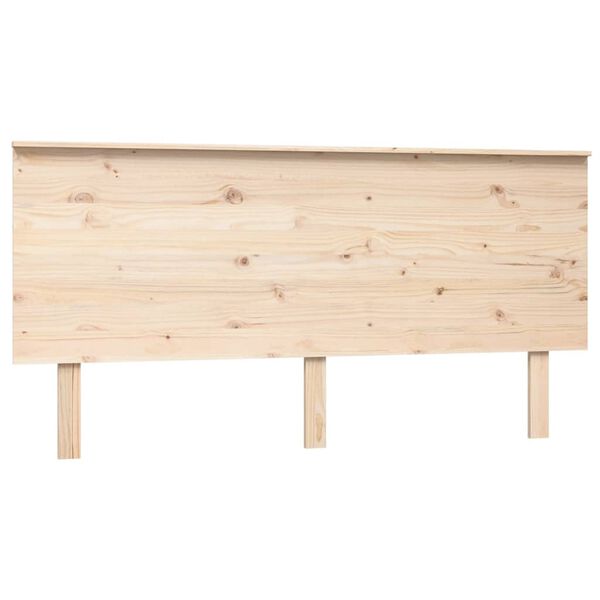 vidaXL Bed Headboard 164x6x82.5 cm Solid Wood Pine