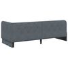vidaXL Corner Bed Frame with Headboard Dark Grey 80 x 200 cm Velvet