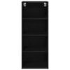 vidaXL Hanging Cabinet Black Oak 40 x 29.5 x 100 cm Engineered Wood