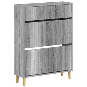 vidaXL Shoe Cabinet ARNHEM 78 x 24 x 103 cm Engineered Wood