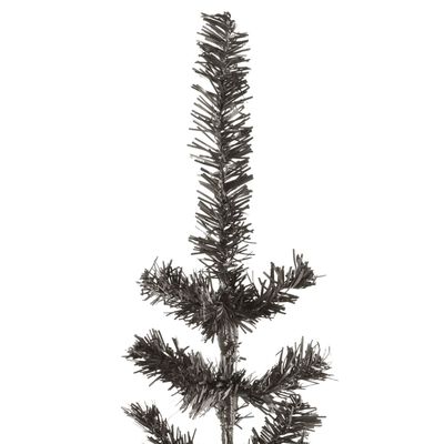 vidaXL Slim Christmas Tree Black 180 cm