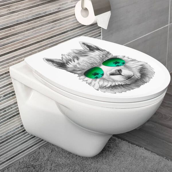 CORNAT Toilet Seat with Soft-close 3D LAMA Thermoplastic