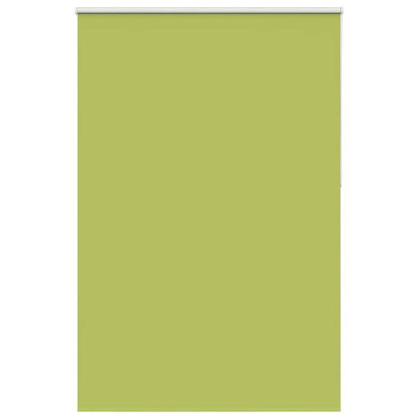 vidaXL Roller Blind Blackout Leaves Green 145x210 cm Fabric Width 141.6 cm Polyester