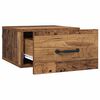 vidaXL Bedside Cabinet Old Wood 35 x 35 x 20 cm Engineered Wood