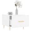 vidaXL Coffee Tables 2pcs High Gloss White 50x50x40 cm Engineered Wood