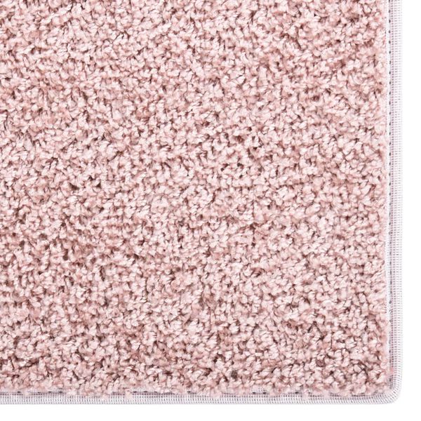 vidaXL Soft Pile Rug Anti-slip 115x170 cm Pink