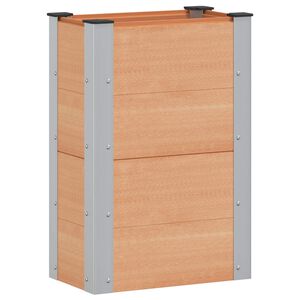 vidaXL Garden Raised Bed Brown 50 x 30 x 72 cm