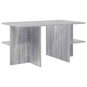 vidaXL Coffee Table Grey Sonoma 87 x 50 x 45 cm Engineered Wood
