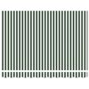 vidaXL Retractable Awning Green and white 350 x 250 cm Fabric, Metal