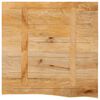 vidaXL Table Top Live Edge 80x80x3.8 cm Solid Wood Mango