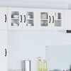 vidaXL Kitchen Cabinet 2 pcs White 60 x 31 x 40 cm Engineered Wood