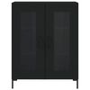 vidaXL Highboard Black 69.5x34x180 cm Engineered Wood