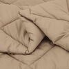 vidaXL Summer Duvet Taupe 200 x 140 cm Microfiber