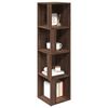 vidaXL Corner Cabinet Brown Oak 33x33x132 cm Engineered Wood