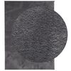 vidaXL Rug HUARTE Short Pile Soft and Washable Anthracite 140x200 cm