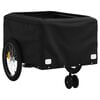 vidaXL Bike Trailer Black 45 kg Iron