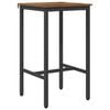 vidaXL Bar Table 52 x 52 x 90 cm Engineered Wood Old Wood Rectangular