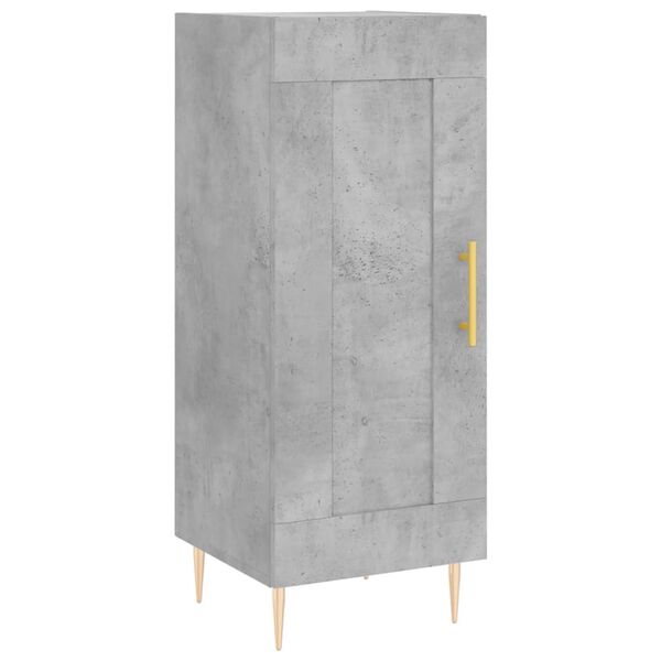 vidaXL Sideboard Concrete Grey 34.5x34x90 cm Engineered Wood