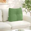 vidaXL Back Pillow Light Green 60 x 24 x 50 cm Velvet