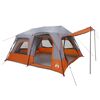 vidaXL Instant Tent Grey and Orange 8-Person