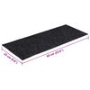 vidaXL Stair Mats Self-adhesive 30 pcs 60x25 cm Grey Rectangular