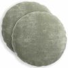 vidaXL Cushion Cover 2 pcs HEERLEN Green &Oslash; 40 cm Chenille Fabric