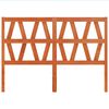 vidaXL Headboard Wax Brown 135 cm Solid Wood Pine