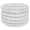 vidaXL Cotton Rope 50 mm 5 m White 100% Cotton